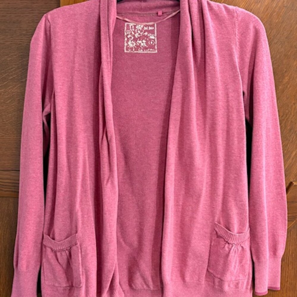Fat Face pink cardigan, UK size 8